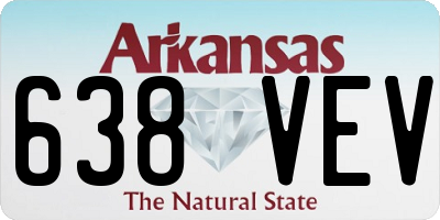 AR license plate 638VEV