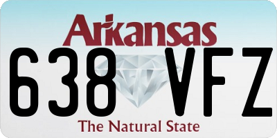AR license plate 638VFZ
