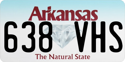 AR license plate 638VHS