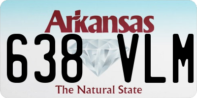 AR license plate 638VLM