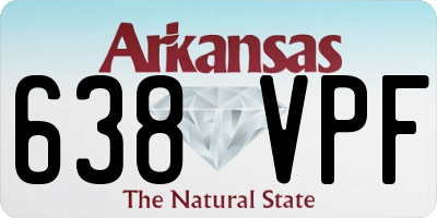 AR license plate 638VPF