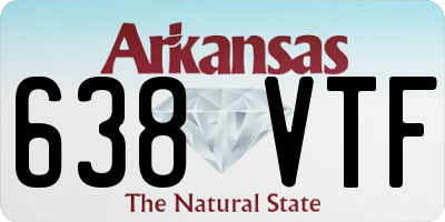 AR license plate 638VTF