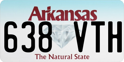 AR license plate 638VTH