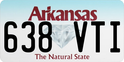 AR license plate 638VTI