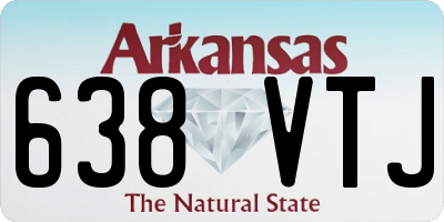 AR license plate 638VTJ