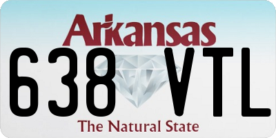 AR license plate 638VTL