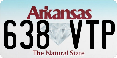 AR license plate 638VTP