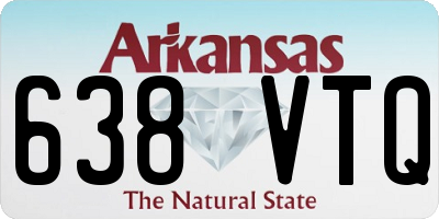 AR license plate 638VTQ