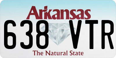 AR license plate 638VTR