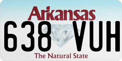 AR license plate 638VUH