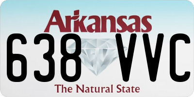 AR license plate 638VVC