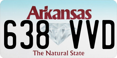 AR license plate 638VVD