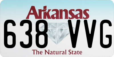 AR license plate 638VVG