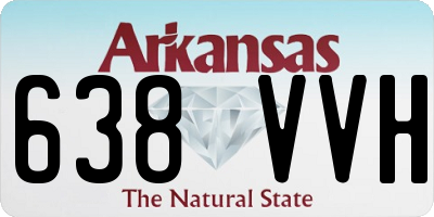 AR license plate 638VVH