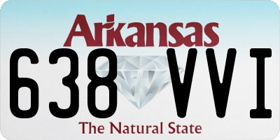AR license plate 638VVI