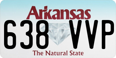 AR license plate 638VVP