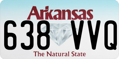 AR license plate 638VVQ
