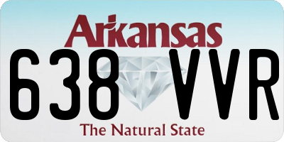 AR license plate 638VVR