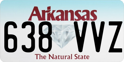 AR license plate 638VVZ