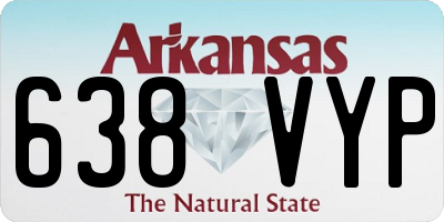 AR license plate 638VYP