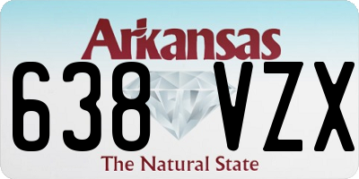 AR license plate 638VZX