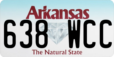 AR license plate 638WCC