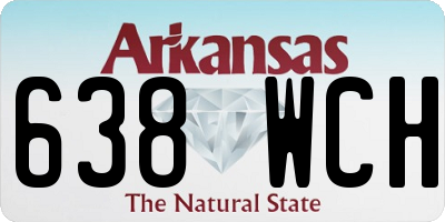 AR license plate 638WCH