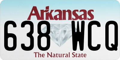 AR license plate 638WCQ