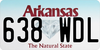 AR license plate 638WDL