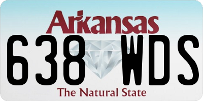 AR license plate 638WDS