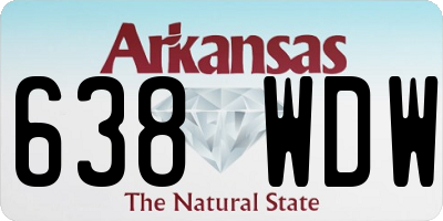 AR license plate 638WDW