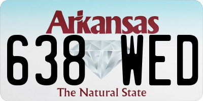 AR license plate 638WED