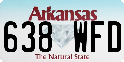 AR license plate 638WFD