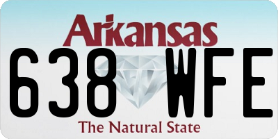 AR license plate 638WFE