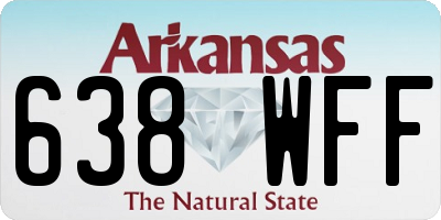 AR license plate 638WFF