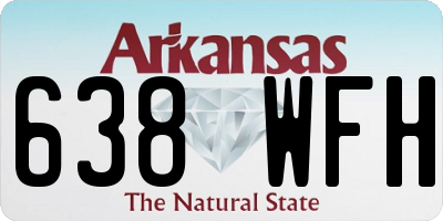 AR license plate 638WFH