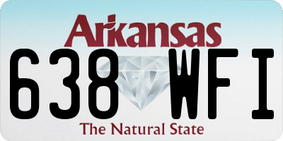 AR license plate 638WFI