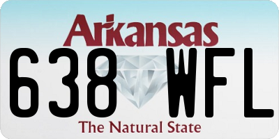 AR license plate 638WFL
