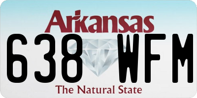 AR license plate 638WFM