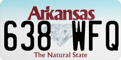 AR license plate 638WFQ