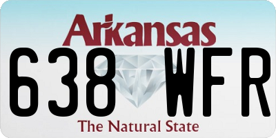 AR license plate 638WFR