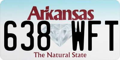 AR license plate 638WFT