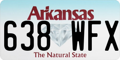 AR license plate 638WFX
