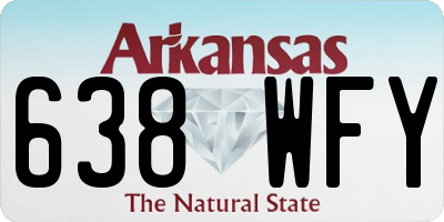 AR license plate 638WFY