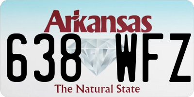 AR license plate 638WFZ