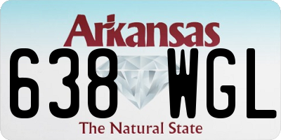 AR license plate 638WGL