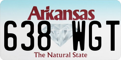 AR license plate 638WGT