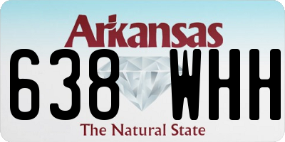 AR license plate 638WHH