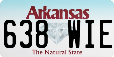 AR license plate 638WIE