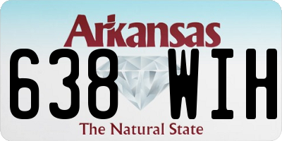 AR license plate 638WIH